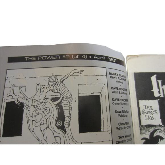 The Power #2 Aircel Comics 1986 Vintage Indie Sci-Fi Fantasy Comic Book - Picture 9 of 12